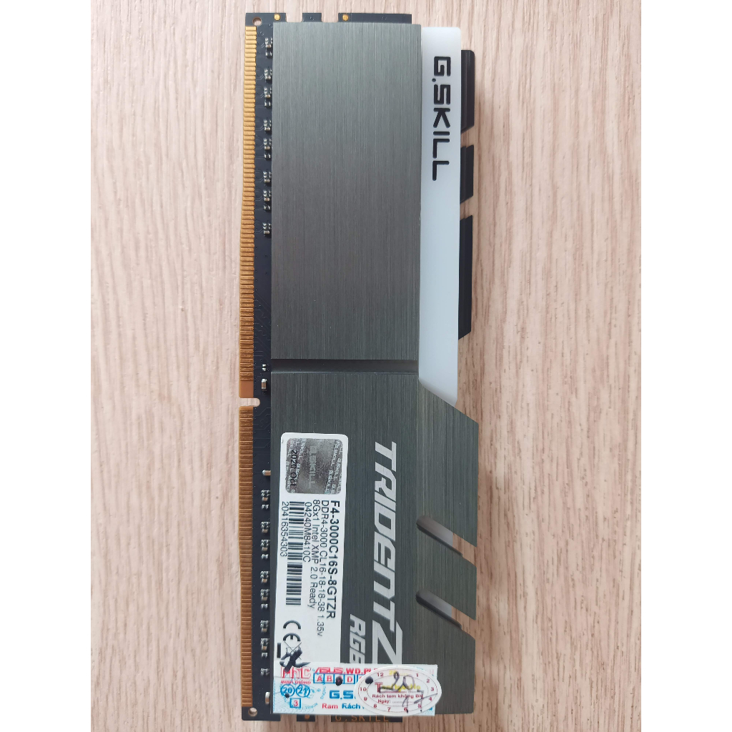 RAM G.SKILL TRIDENT Z RGB 8GB  DDR4 3000GHz - Chính hãng phân phối