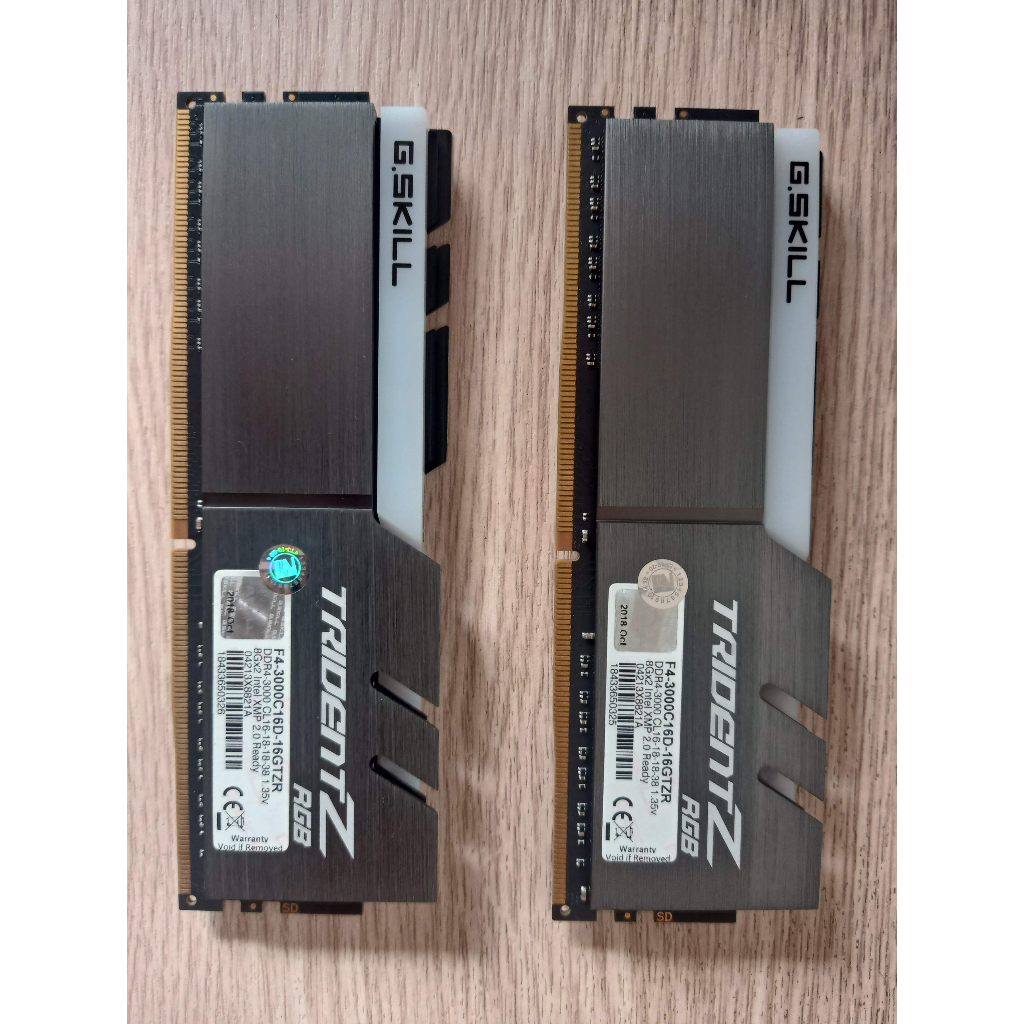Kit RAM G.SKILL TRIDENT Z RGB 16GB (8GBx2) DDR4 3000GHz - Chính hãng phân phối