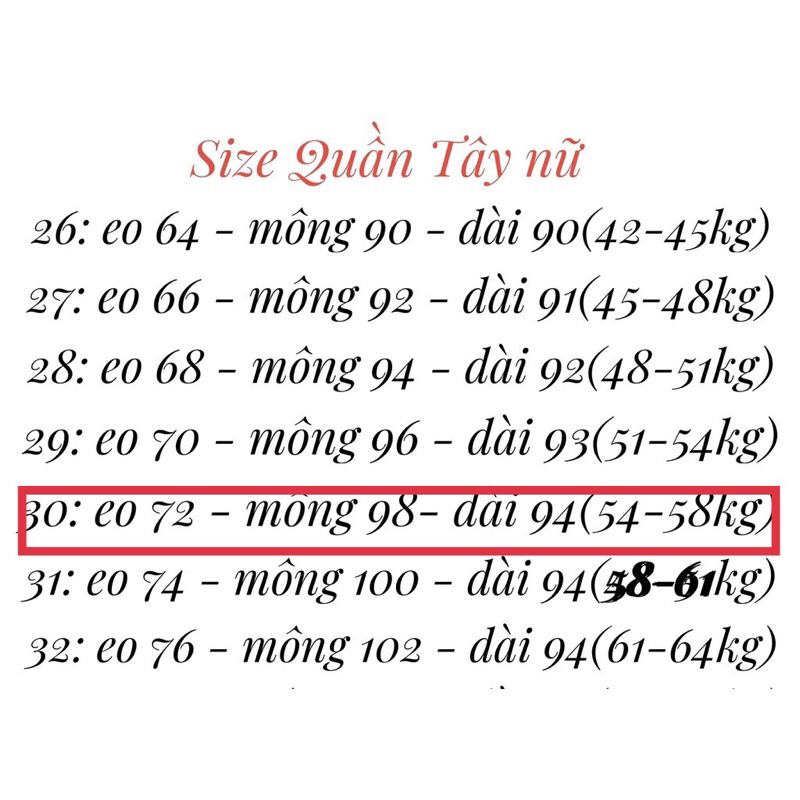 Quần tây ống loe công sở hack chân dài miên man