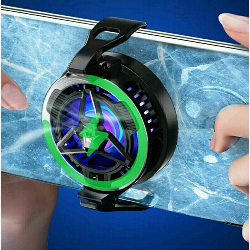 ✅Quạt tản nhiệt sò lạnh công suất 24W SL05, SL10 kiêm sạc không dây, hít nam châm + ngàm kẹp