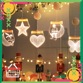 [LD28] Đèn led trang trí 💖💟 [SIÊU ĐẸP] 💖💟 Đèn led trang trí kiểu treo trần