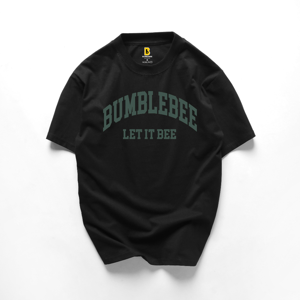 Áo Đen 100% cotton  in Bumble Bee 01