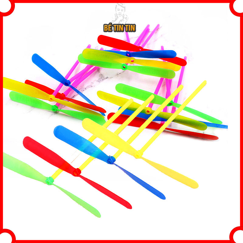 Chong chóng nhựa xoay tay, đồ chơi chóng chóng Doremon giải trí cho bé