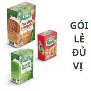 Trà hoà tan cozy - gói lẻ đủ vị