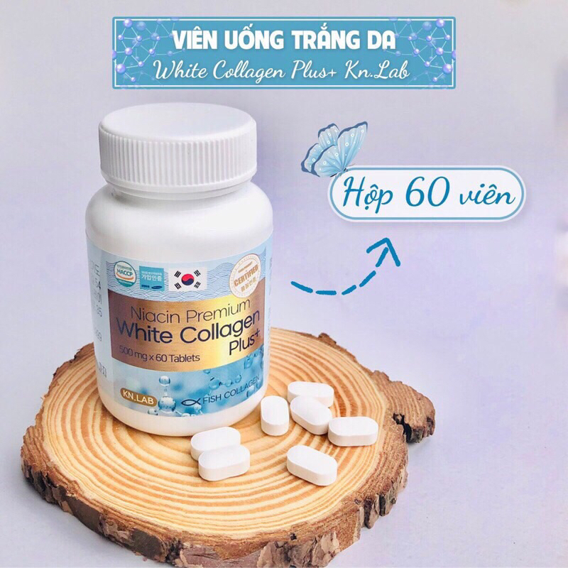 Viên Uống Cấp Nước Trắng Da Collagen Plus + KN. LAB