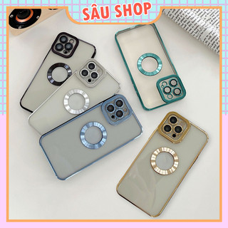 Ốp Lưng Iphone Hở Táo Viền Vuông Xi Mạ Điện Bảo Vệ Camera Cho 7plus 8plus X Xsmax 11 12 13 14 pro max promax
