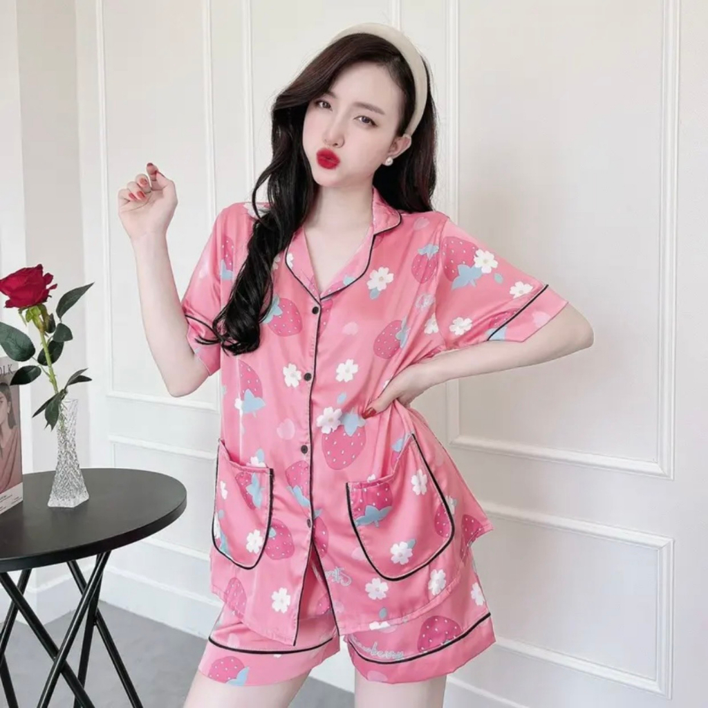 Đồ bộ đùi lụa tay cộc mặc nhà