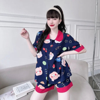 Đồ bộ đùi lụa tay cộc mặc nhà