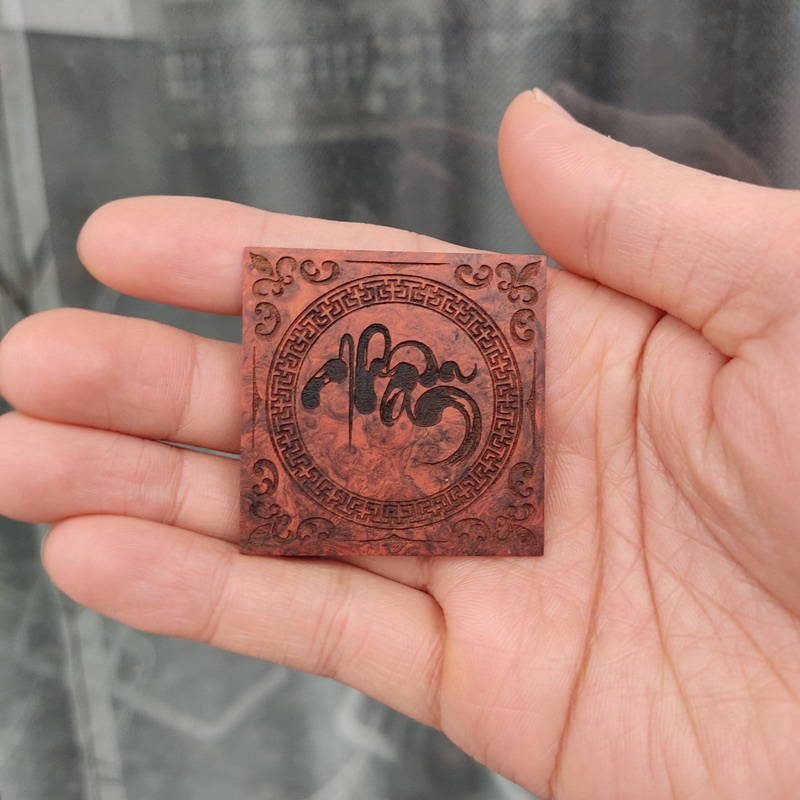 Thẻ gỗ cao cấp may mắn bỏ ví