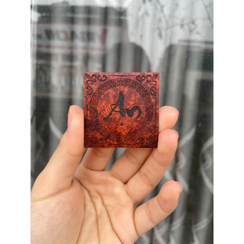 Thẻ gỗ cao cấp may mắn bỏ ví