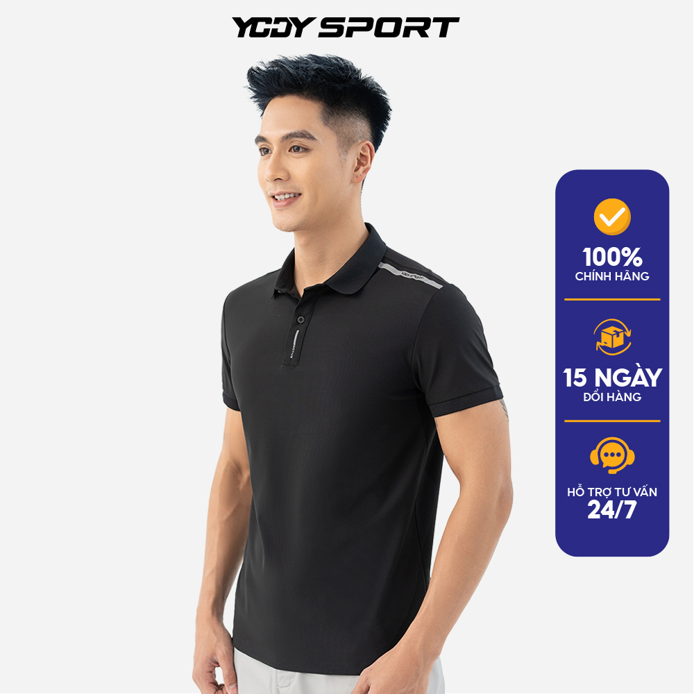 Áo polo thể thao nam YODY chất liệu cao cấp thoáng mát co giãn tốt SAM5007