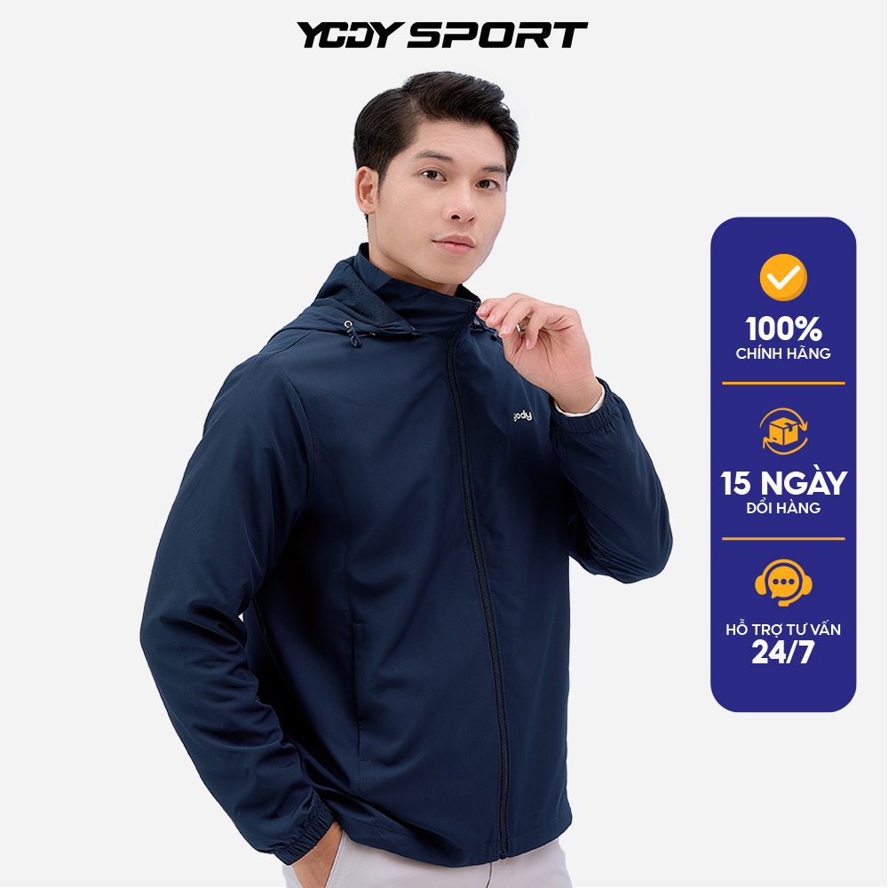 Áo khoác gió nam YODY thông minh trượt nước AKM5041