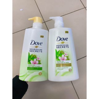 DẦU GỘI / DẦU XẢ DOVE MATCHA VÀ HOA ANH ĐÀO GIÚP TÓC CHẮC KHOẺ TỰ NHIÊN 640g/610g