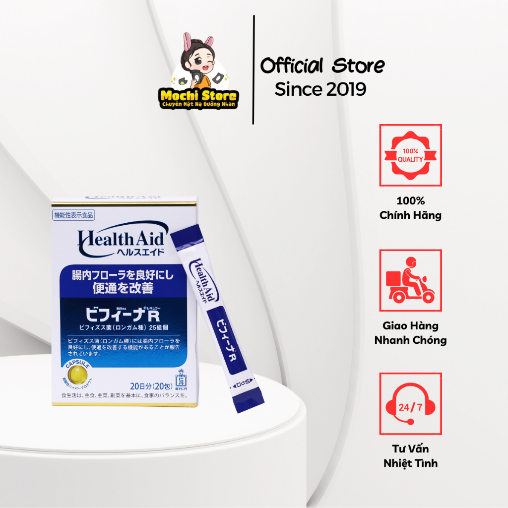 Bột Men Vi Sinh Bifina Health Aid R Nội Địa Nhật, Hộp 20 Gói