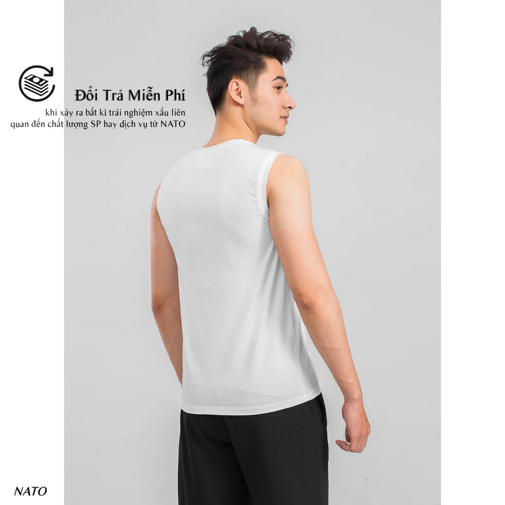 Áo Thun BA LỖ Nam Vải Cotton 100% Cao Cấp Tank Top Sát Nách Basic Đẹp Màu Trắng Đen Đỏ Xanh Navy Trơn Co Giãn NATO