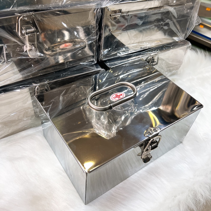 Hộp đựng y tế có khoá - Inox