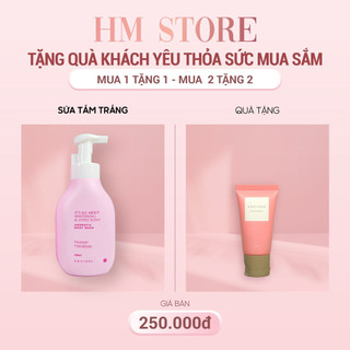 Sữa tắm trắng da hàng ngày hm store - aromatic body wash 500ml