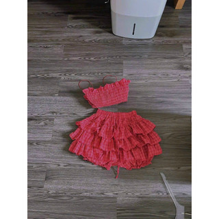 (SHOP TÁO ĐỎ BIGSIZE 50KG ĐẾN 90KG ) set quần bí áo 2 dây