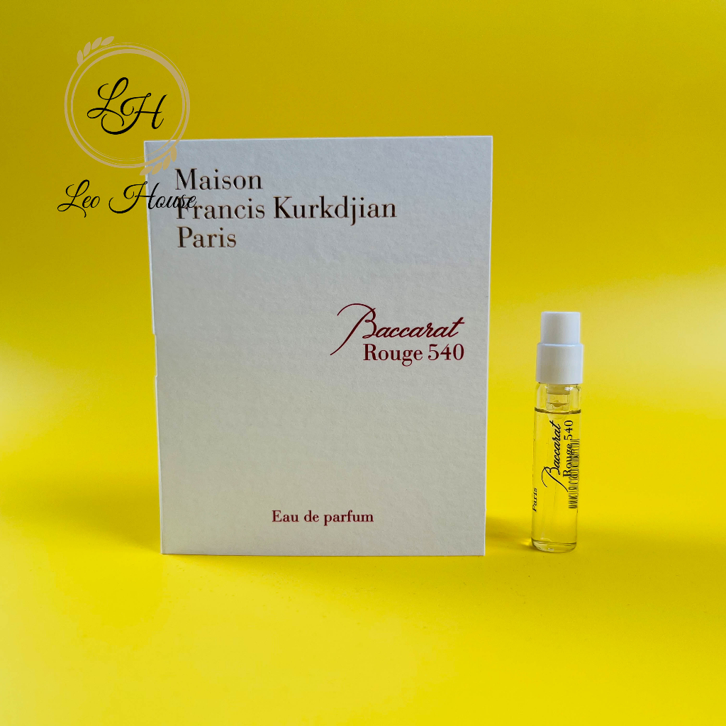 Vial nước hoa MFKP Baccarat Rouge 540 2ml