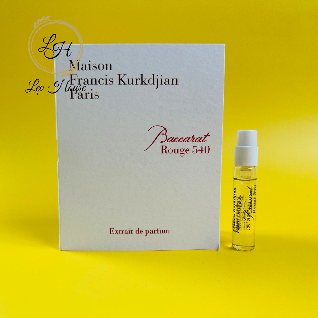 Vial nước hoa MFKP Baccarat Rouge 540 2ml