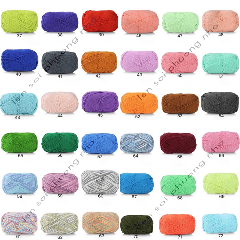 Lenm milk cotton 125gr loại 1 (37-103)