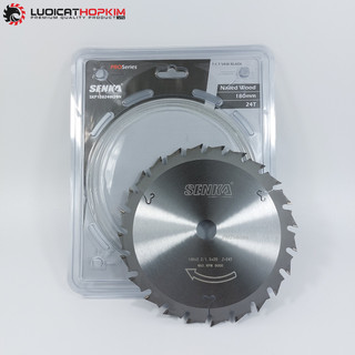 Lưỡi cắt gỗ hợp kim 180mm 24 răng SENKA