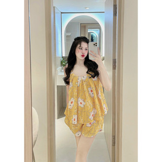 Bộ 2 dây - Bộ đồ pizama mặc nhà Lụa Mango cao cấp