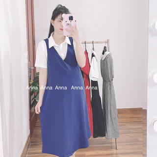 Váy yếm bầu công sở