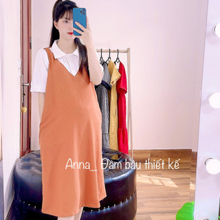Váy yếm bầu công sở (yếm rời áo)