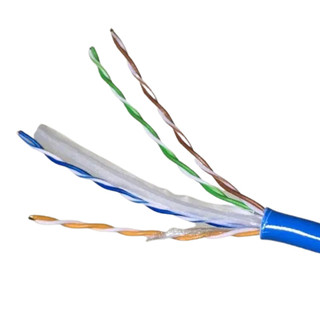 Dây cáp mạng amplx 23awg utp cat6 xanh dương