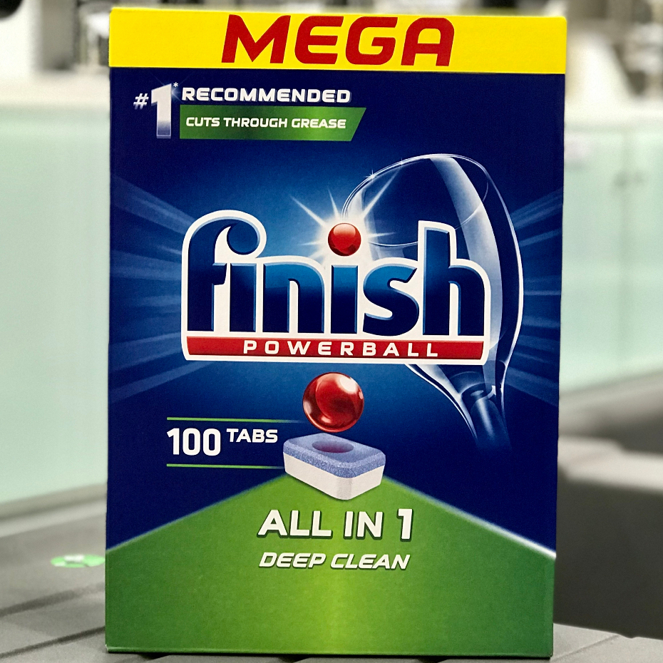 Viên rửa bát Finish All in one 100 viên ( viên rửa bát chén tổng hợp 100 viên tất cả trong 1)