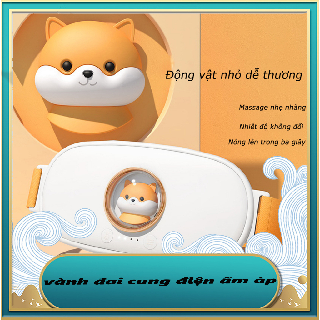 【Hàng giao ngay】Đai đeo massage làm ấm bụng giảm đau bụng cho phụ nữ đến kì sưởi ấm giảm đau