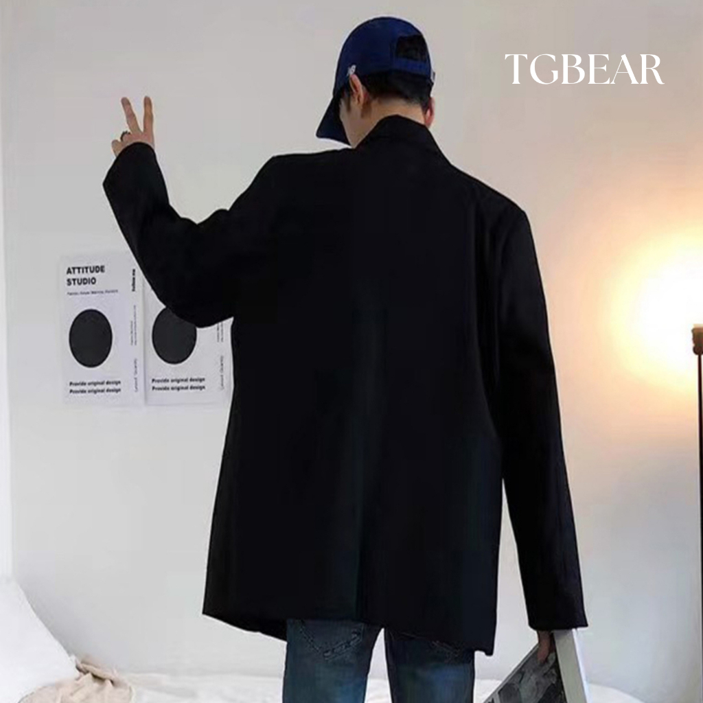 Áo khoác blazer giả vest tay dài nam - TG BEAR