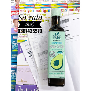 Dầu bơ hữu cơ ép lạnh Avocado 250mlhàng Bay