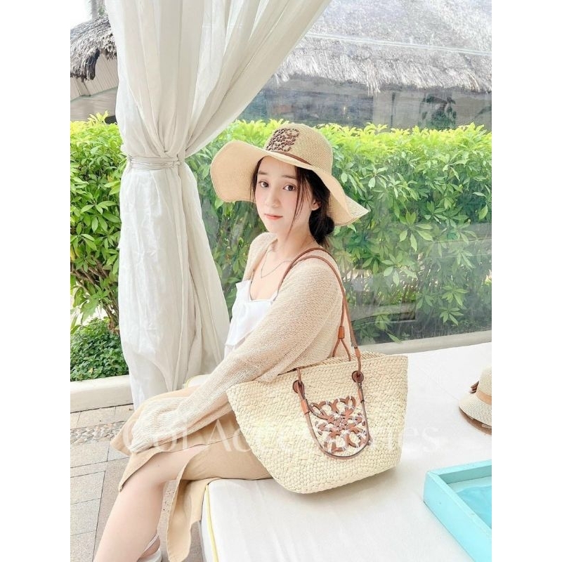 Túi cói vintage Loewe siêu sang chảnh