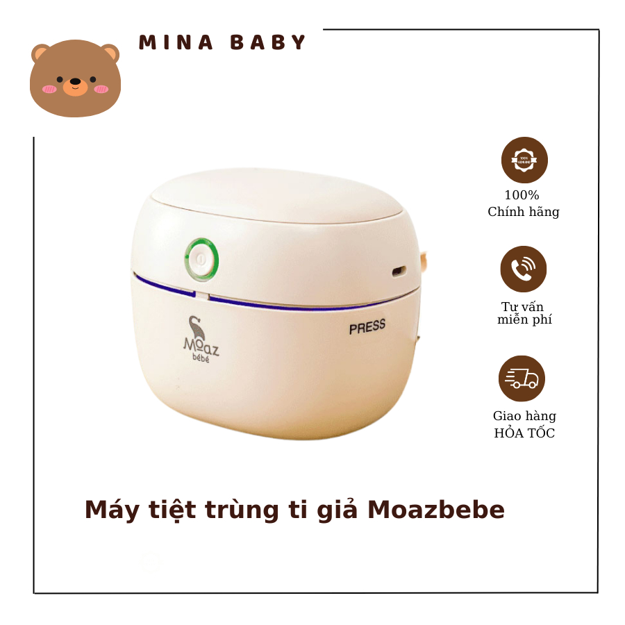 Máy tiệt trùng UV mini cầm tay Moaz Bebe MB-045