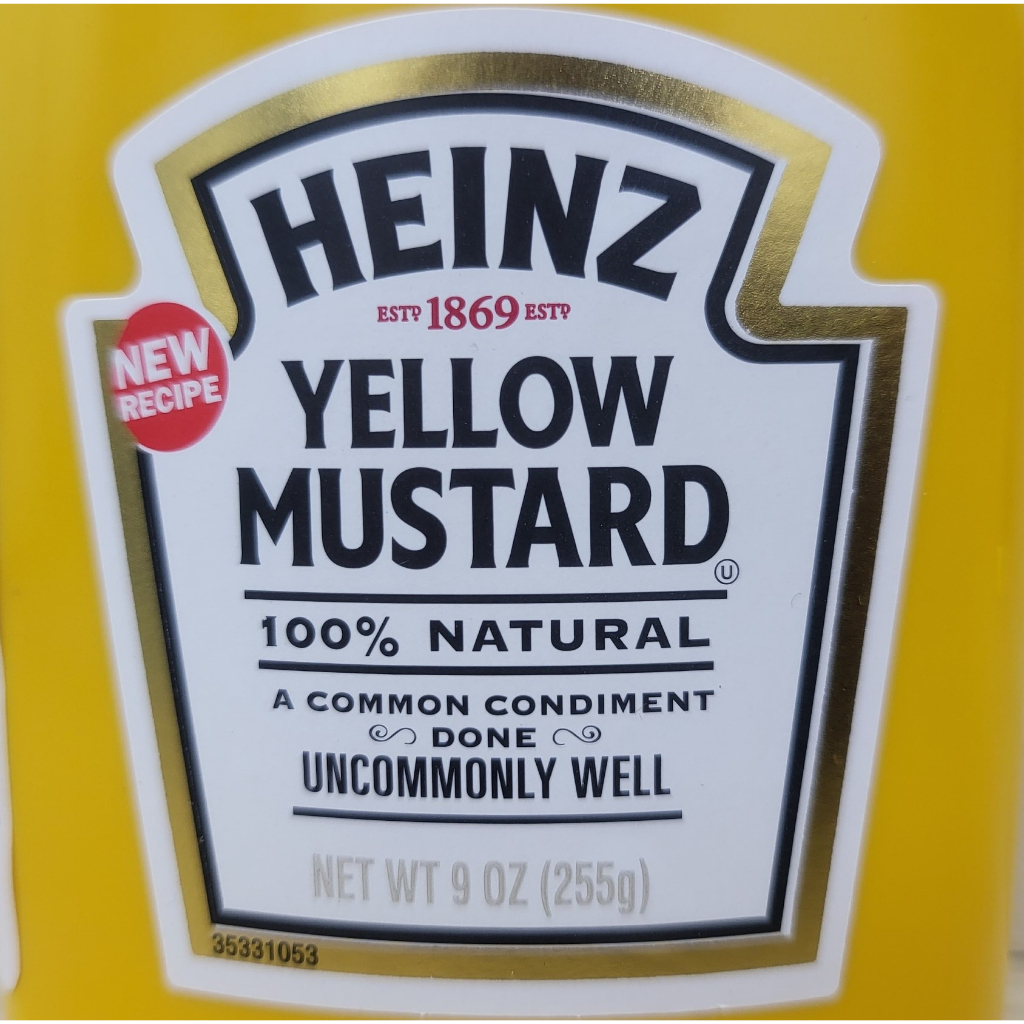 HEINZ  MÙ TẠT VÀNG Yellow Mustard