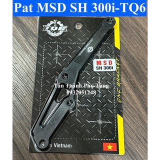 Pat msd gắn sh 300i, sh 350i nhôm cnc- màu đen phụtùngxe
