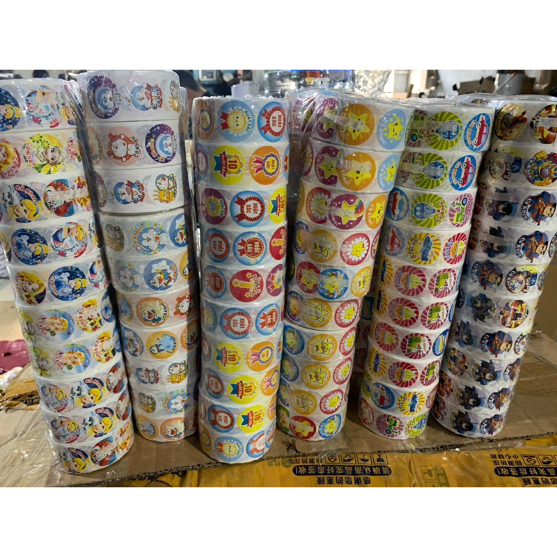 Stickers cuộn tiếng việt cô khen