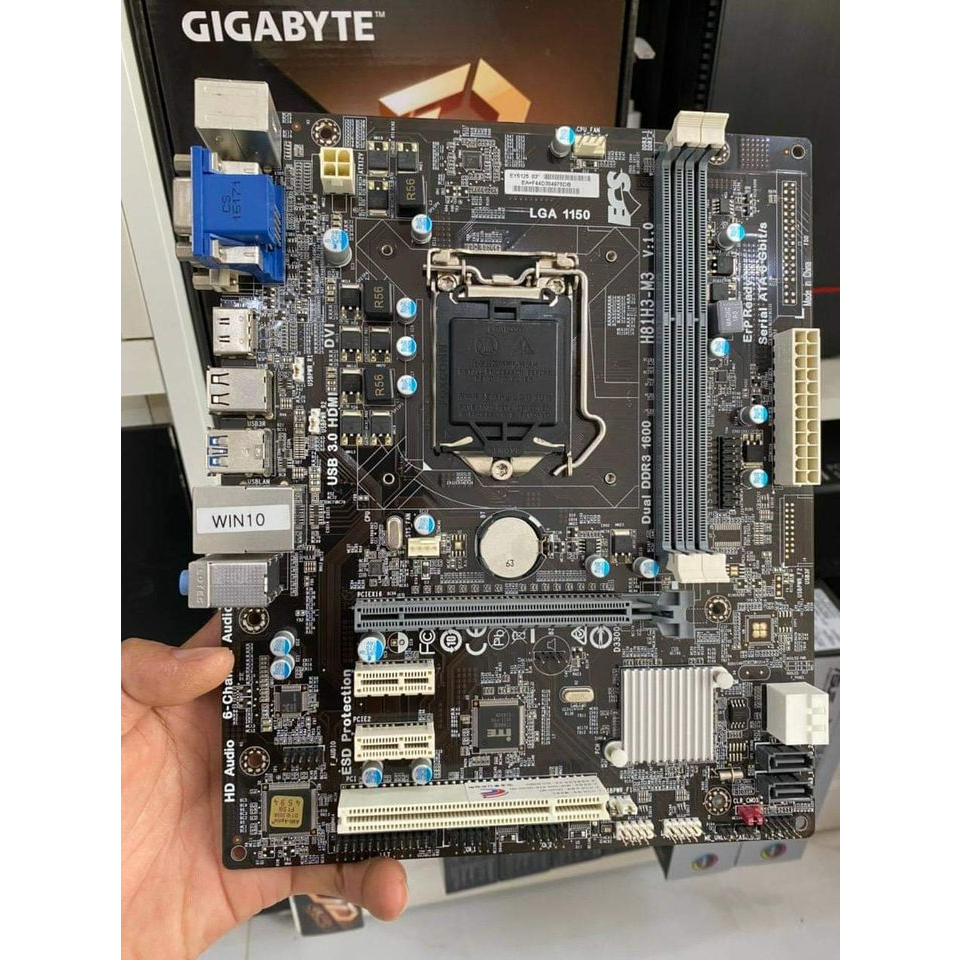 Main H81 Gigabyte M-DS2 hàng nhập khẩu mới Full Box Bảo hành 24 tháng