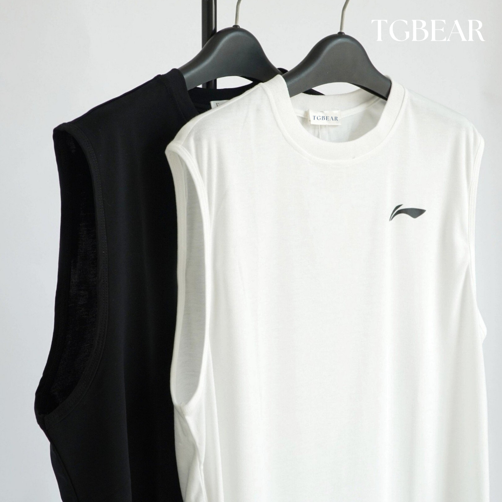 Áo thun sát nách gym tanktop logo hiệu Lining - TG BEAR