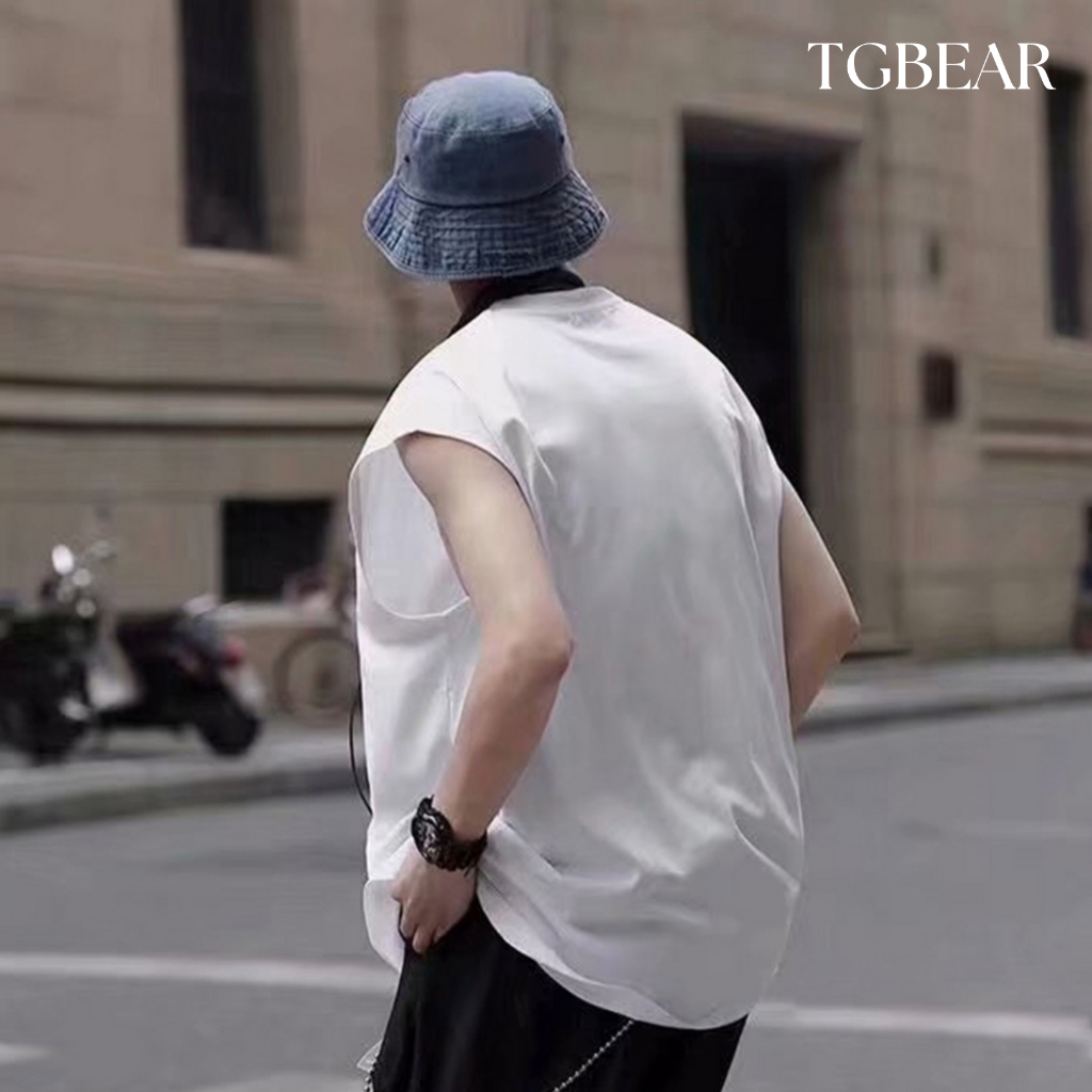 Áo thun sát nách gym tanktop logo hiệu Lining - TG BEAR