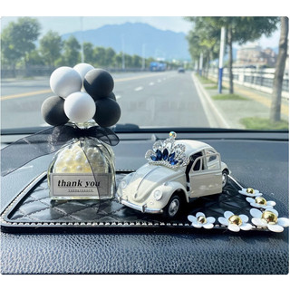 Set Decor ô tô vương miện trang trí taplo ô tô, táp lô xe hơi - D&A Shop