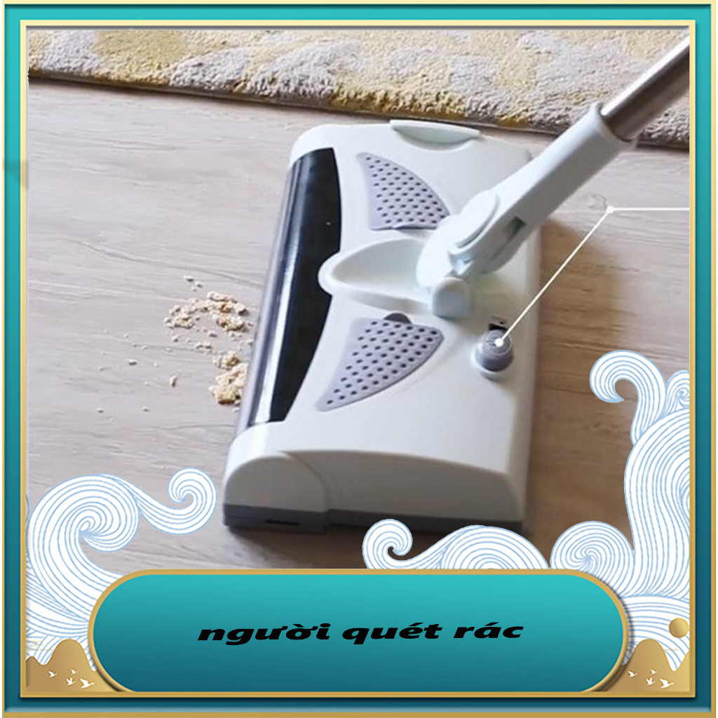 Chổi lau nhà, máy hút bụi đa năng, lau quét, hút bụi tự động 3 trong 1 xoay 360 độ, dọn dẹp nhà cửa tiện lợi