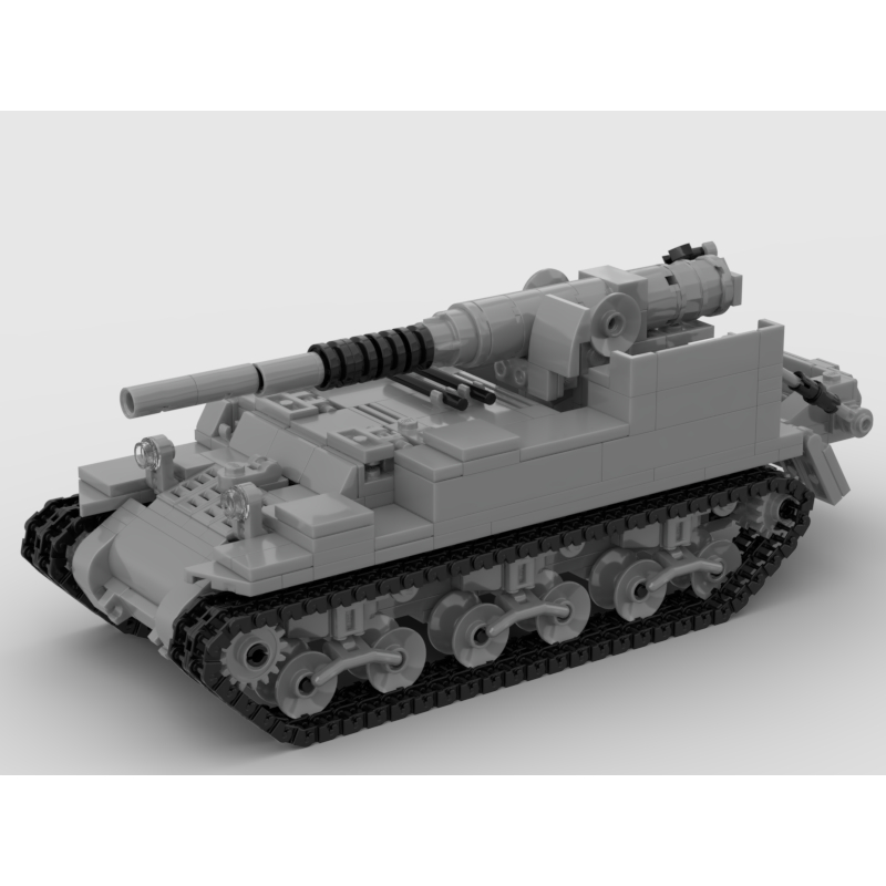 Đồ chơi lắp ráp Lego Moc Tank M12 GMC