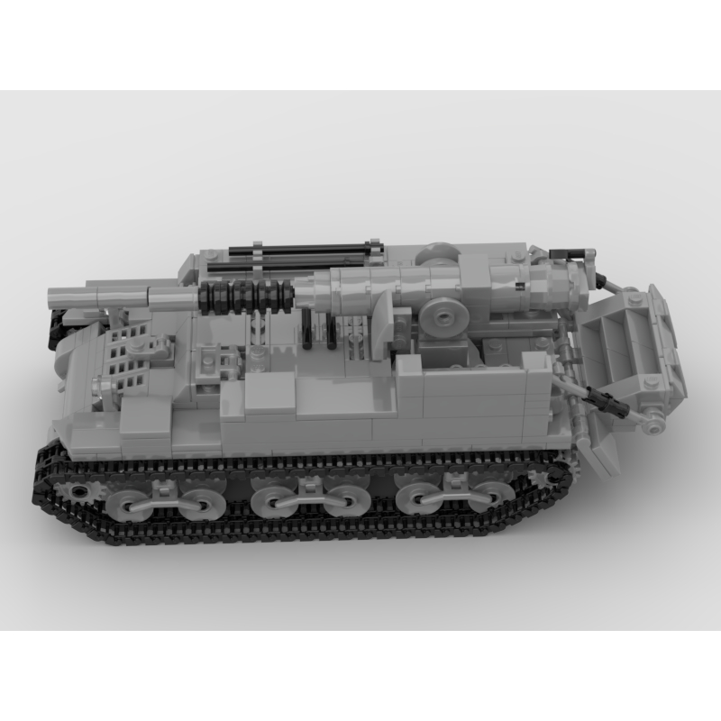 Đồ chơi lắp ráp Lego Moc Tank M12 GMC