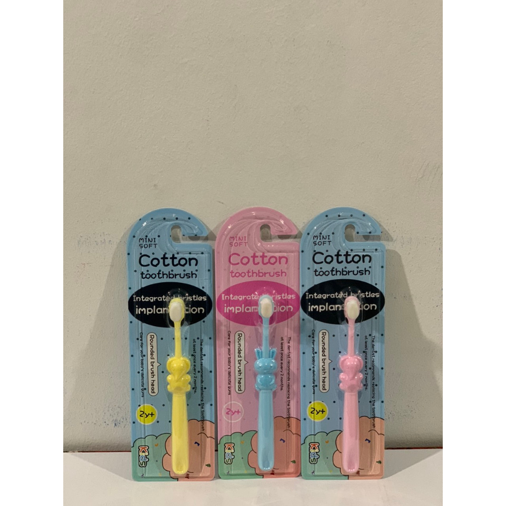 Bàn chải đánh răng lông mềm hình chú voi con dễ thương cho bé từ 2-10 tuổi