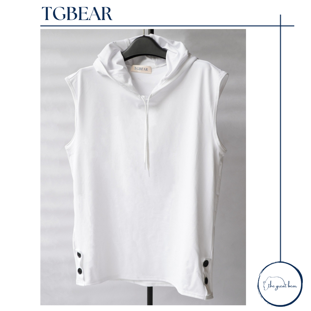 Bộ Áo Quần Thể Thao Nam TankTop Có Nón - TG Bear