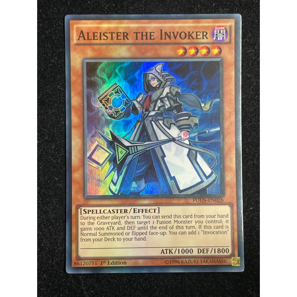 THẺ BÀI YUGIOH TIẾNG ANH SKUTQ:Aleister the Invoker - FUEN-EN026 - Super Rare 1st Edition