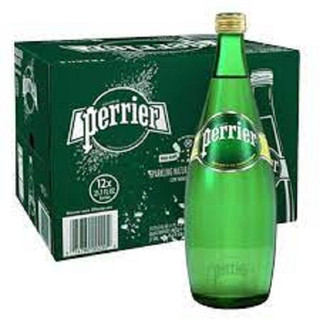 1 thùng tương đương 24 chai nước khoáng thiên nhiên bổ sung ga từ nguồn hiệu Perrier 500ml
